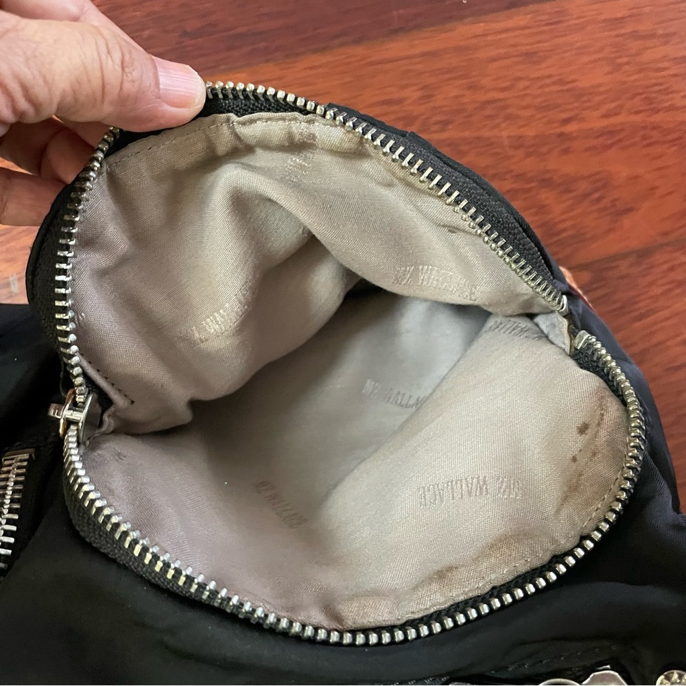 MZ Wallace Hayley Crossbody Shoulder Bag Travel Black Utilitarian Classic B29 - Picture 13 of 14